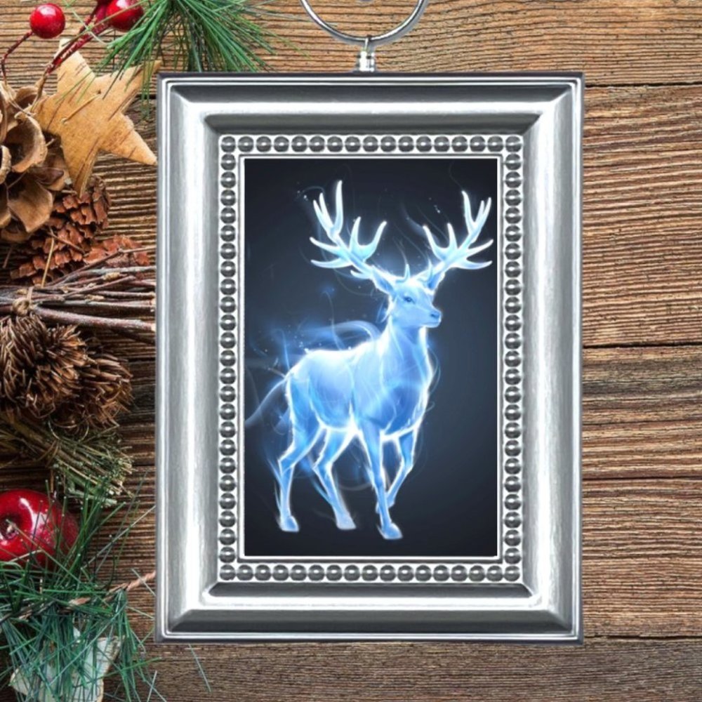 Harry Potter Expecto Petronum‎ Stag Deer Patronus Charm Christmas Tree Ornament